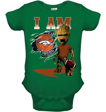 Load image into Gallery viewer, I am Denver Broncos groot shirt