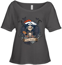 Load image into Gallery viewer, Denver Broncos Jack Skellington shirt
