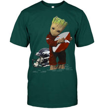 Load image into Gallery viewer, Groot loves Denver Broncos fan hoodie