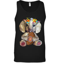 Load image into Gallery viewer, Elephant loves Denver Broncos shirt