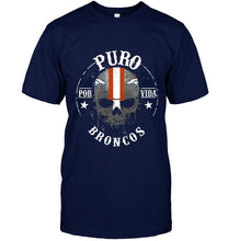 Load image into Gallery viewer, Puro Denver Broncos por vida fan shirt