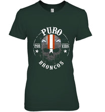 Load image into Gallery viewer, Puro Denver Broncos por vida fan shirt