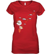 Load image into Gallery viewer, Denver Broncos daisy butterfly fan shirt