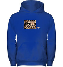 Load image into Gallery viewer, Denver Broncos panther pattern state map shirt