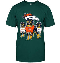 Load image into Gallery viewer, Denver Broncos Rottweilers fan shirt