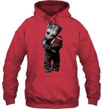 Load image into Gallery viewer, baby groot loves Denver Broncos shirt