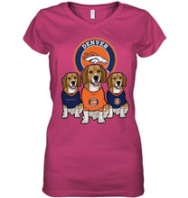 Load image into Gallery viewer, Denver Broncos Beagles fan shirt