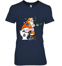 Load image into Gallery viewer, Santa Boise State Broncos in bathroom shirt