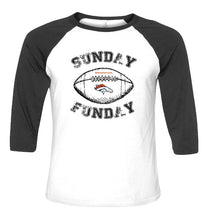 Load image into Gallery viewer, Sunday funday Denver Broncos lover shirt