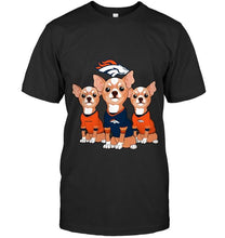 Load image into Gallery viewer, Denver Broncos Chihuahuas fan shirt