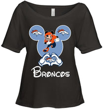 Load image into Gallery viewer, Denver Broncos Mickey shirt