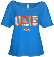 Load image into Gallery viewer, Okie dokie Denver Broncos fan shirt