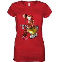 Load image into Gallery viewer, IT Denver Broncos in toilet halloween hoodie