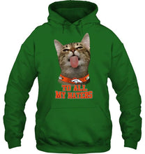 Load image into Gallery viewer, Denver Broncos cat to all my haters shirt