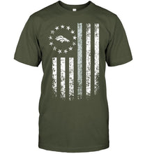 Load image into Gallery viewer, Denver Broncos american flag stars shirt
