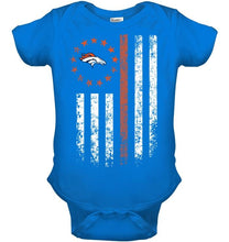 Load image into Gallery viewer, Denver Broncos american flag star shirt
