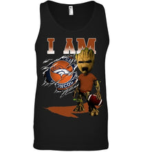 Load image into Gallery viewer, I am Denver Broncos groot shirt
