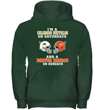 Load image into Gallery viewer, I'm Colorado Buffaloe on saturdays and Denver Bronco on sundays shirt