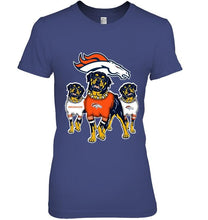 Load image into Gallery viewer, Denver Broncos Rottweilers fan shirt
