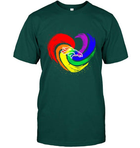 Denver Broncos lgbt tornado heart shirt