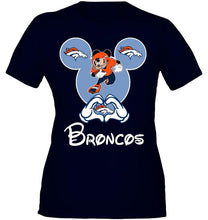 Load image into Gallery viewer, Denver Broncos Mickey shirt
