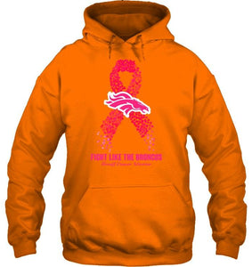 Denver Broncos fight like the Broncos br east cancer warrior shirt