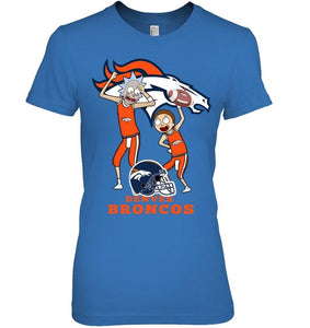 Denver Broncos Rick and morty fan shirt