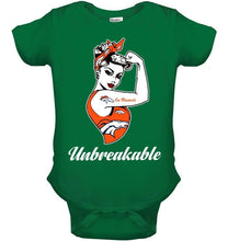 Load image into Gallery viewer, Go Denver Broncos unbreakable girl shirt
