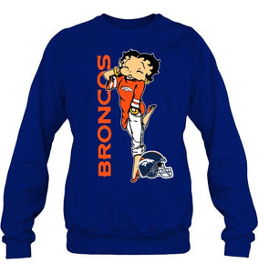 Denver Broncos betty boop fan shirt