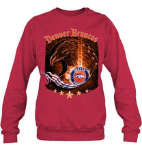 Load image into Gallery viewer, denver broncos eagle american flag shirt
