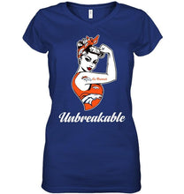 Load image into Gallery viewer, Go Denver Broncos unbreakable girl shirt
