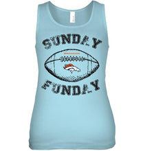 Load image into Gallery viewer, Sunday funday Denver Broncos lover shirt
