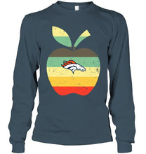 Load image into Gallery viewer, Denver Broncos teacher apple retro shirt
