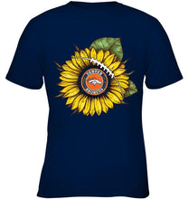 Load image into Gallery viewer, sunflower Denver Broncos fan shirt
