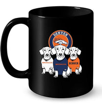 Load image into Gallery viewer, Dachshund Denver Broncos shirt
