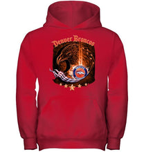 Load image into Gallery viewer, denver broncos eagle american flag shirt
