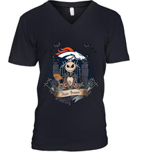 Load image into Gallery viewer, Denver Broncos Jack Skellington shirt
