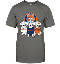 Load image into Gallery viewer, Dachshund Denver Broncos shirt
