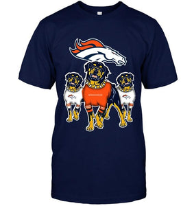 Denver Broncos Rottweilers fan hoodie