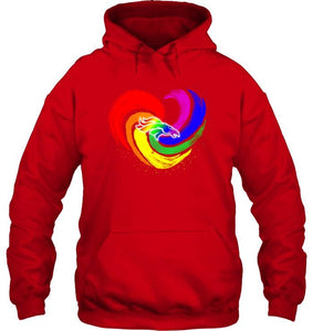 Denver Broncos lgbt tornado heart shirt