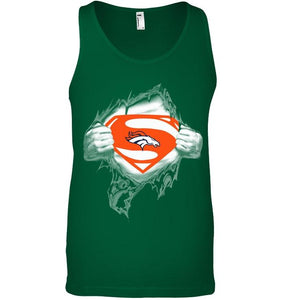 Denver Broncos Superman Ripped shirt