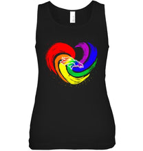Load image into Gallery viewer, Denver Broncos lgbt tornado heart shirt
