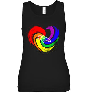 Denver Broncos lgbt tornado heart shirt