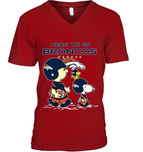 Here we go Denver Broncos snoopy shirt