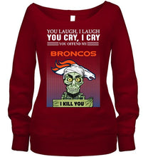 Load image into Gallery viewer, Achmed offend my Denver Broncos I kill you shirt
