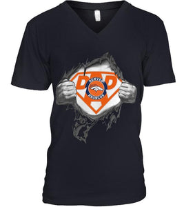 Denver Broncos dad superman shirt