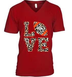 Love Denver Broncos panther pattern shirt