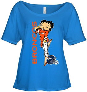 Denver Broncos betty boop fan shirt