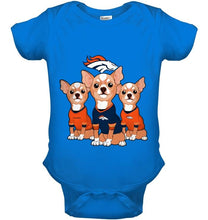 Load image into Gallery viewer, Denver Broncos Chihuahuas fan shirt
