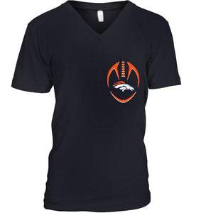 Denver Broncos American flag back shirt